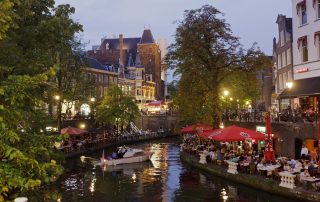 Oude gracht in Utrecht