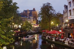 Oude gracht in Utrecht